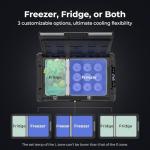 BougeRV 12V Portable 55 Quart Car Fridge Freezer