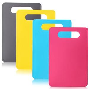 Bkinpid 4-Piece Colorful BPA-Free Cutting Board Set