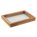 Tablecraft Herb Drying Rack, 13.75-inch Acacia Wood