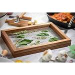 Tablecraft Herb Drying Rack, 13.75-inch Acacia Wood