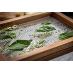 Tablecraft Herb Drying Rack, 13.75-inch Acacia Wood
