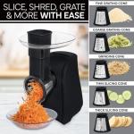 5-in-1 Electric Slicer with Grater and Shredder