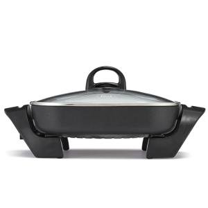 Bella Nonstick Electric Skillet with Glass Lid