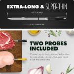 Smart Wireless Meat Thermometer with Dual Probes