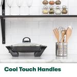 Bella Nonstick Electric Skillet with Glass Lid