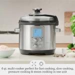 Breville Fast Slow Pro Pressure Cooker, Stainless Steel