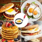 Silicone Egg Rings Set for Breakfast Sandwiches