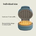 Bella Mini Belgian Waffle Maker with Custom Plates