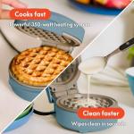 Bella Mini Belgian Waffle Maker with Custom Plates