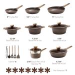 CAROTE 26-Piece Nonstick Cookware Set