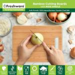 Bamboo Cutting Board Set – 3 Piece Kitchen Essentials