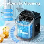Portable Countertop Ice Maker Machine with Handle
