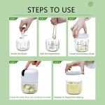 White Cordless Mini Food Chopper - 3 Piece Set
