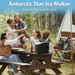 Portable Countertop Ice Maker Machine with Handle