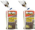 20 Gallon Heavy Duty Kitchen Trash Bags - 2 Pack