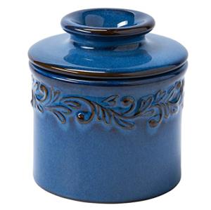 Original Butter Bell Ceramic Butter Dish, Denim Blue