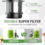 Compact Cold Press Juicer for Fruits and Vegetables