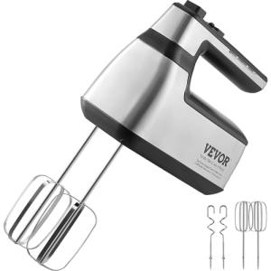 VEVOR Cordless Electric Hand Mixer with Turbo Boost