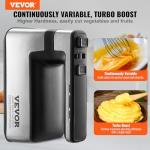 VEVOR Cordless Electric Hand Mixer with Turbo Boost