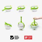 Dreamfarm Spina 2-In-1 Collapsible Salad Spinner & Colander