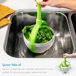 Dreamfarm Spina 2-In-1 Collapsible Salad Spinner & Colander