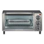 BLACK+DECKER 4-Slice Toaster Oven with Timer