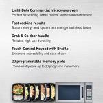 Panasonic 10-Memory Stainless Steel Touch Screen Microwave