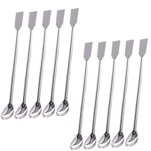TIHOOD 10-Piece Stainless Steel Spoon and Spatula Set