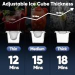 Coolski 100LBS Commercial Ice Maker Machine