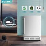 EUHOMY 24 Inch Beverage Refrigerator for Home Bars