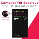 Frigidaire 3.2 Cu Ft Compact Refrigerator with Blackboard