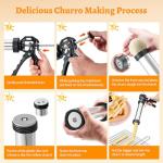 Stainless Steel Churro Maker with Piping Kits