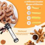 Stainless Steel Churro Maker with Piping Kits