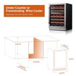 Ca'Lefort 46-Bottle Dual Zone Wine Cooler