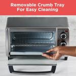 BLACK+DECKER 4-Slice Toaster Oven with Timer