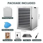 12-Tray Food Dehydrator with Timer and Temp Control