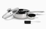 ExcelSteel Non-Stick Egg Poacher for Induction Cooktops