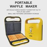 3 Interchangeable Baking Plates for Doughnut & Waffle Maker