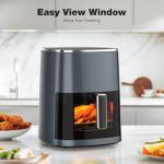 Sweetcrispy 6QT Square Air Fryer with Window
