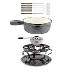 Swissmar Lugano 9-Piece Cast Iron Fondue Set