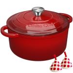 Umite Chef 5QT Enameled Cast Iron Dutch Oven