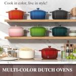 Umite Chef 5QT Enameled Cast Iron Dutch Oven