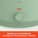 Bella 6.0 Qt Manual Slow Cooker with Nonstick Pot