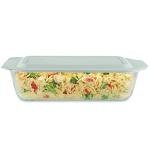 Pyrex Deep Glass Baking Dish with Lid, 7x11