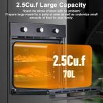 24 Inch Electric Wall Oven with 8 Functions