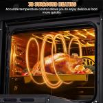 24 Inch Electric Wall Oven with 8 Functions