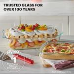 Pyrex Deep Glass Baking Dish with Lid, 7x11