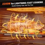 AMZCHEF 24" Built-in Electric Wall Oven 2200W