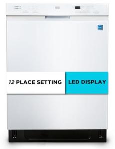 BLACK+DECKER 24" Built-In Dishwasher with 6 Wash Programs