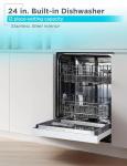 BLACK+DECKER 24" Built-In Dishwasher with 6 Wash Programs
